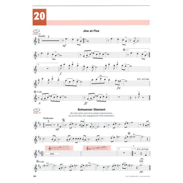 De Haske H&ouml;ren Lesen Schule 2 Tenor Sax