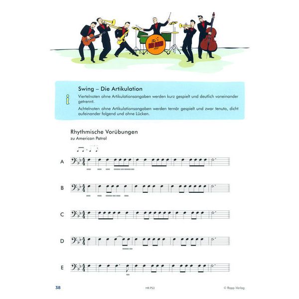 Horst Rapp Verlag Posaune lernen mit Spa 3