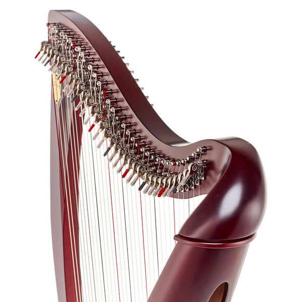 Lyon & Healy Drake LT Lever Harp Mahogany