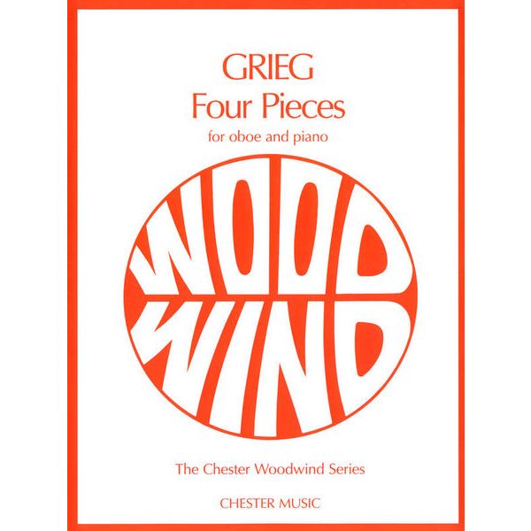Chester Music Grieg Four Pieces Oboe