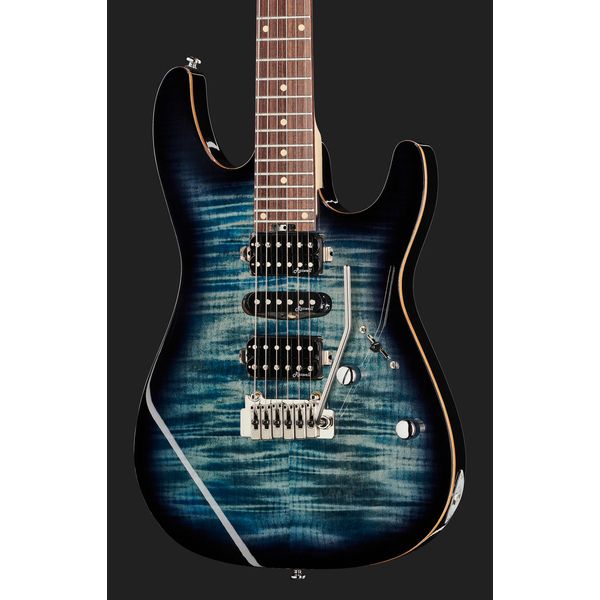 Harley Benton Fusion-III HSH EB FBLB w/Bag