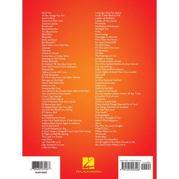 Hal Leonard 101 Jazz Songs for Tenor Sax