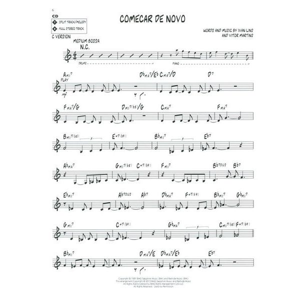 Hal Leonard Jazz Play-Along Samba