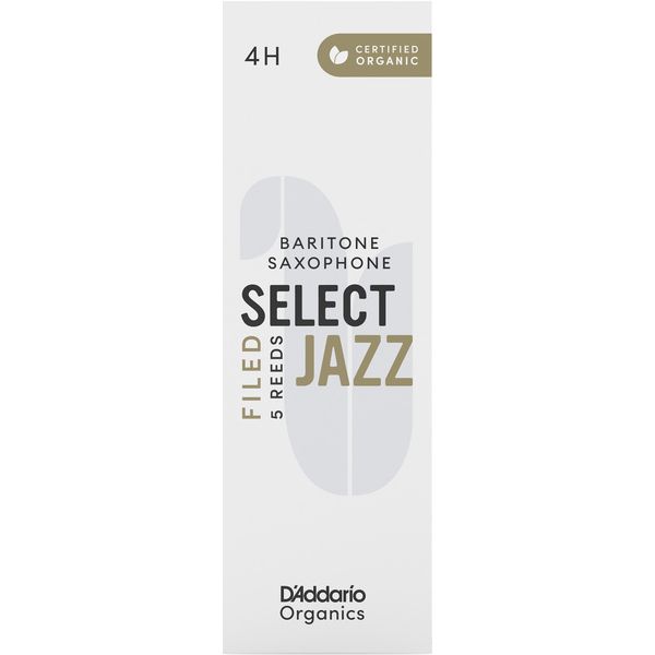 DAddario Woodwinds Organic Sel. Jazz Filed BAR 4H