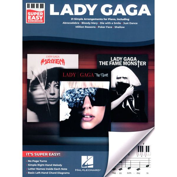 Hal Leonard Lady Gaga Super Easy