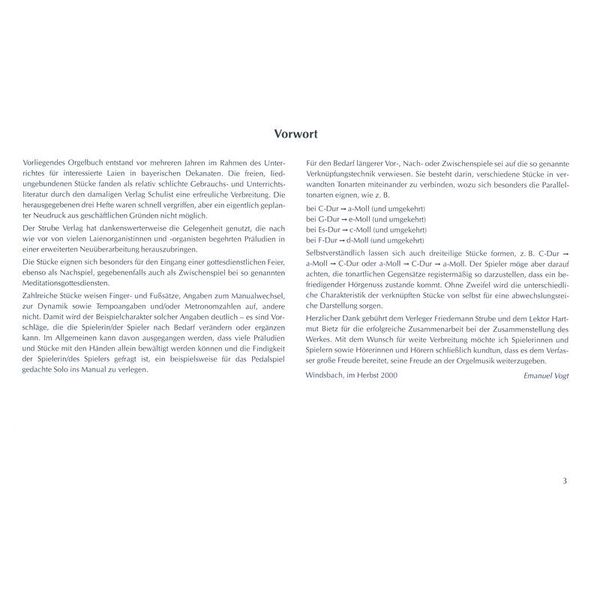 Strube Verlag Orgelbuch for Landorganisten