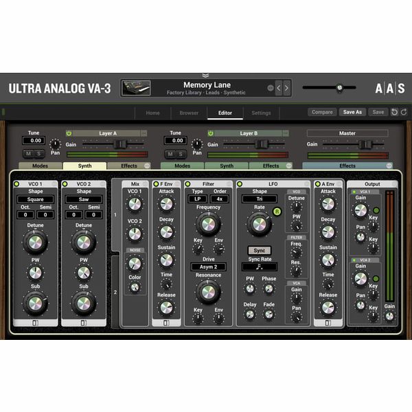 AAS Ultra-Analog VA-3 UG Session