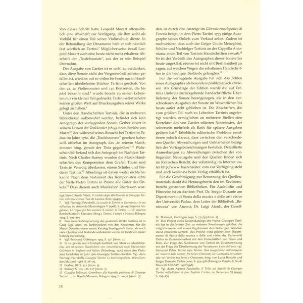 Brenreiter Tartini Sonate g-Moll Violin