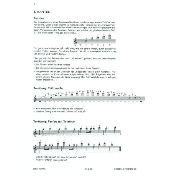 Ricordi Lern Querfl&ouml;te Spielen 2
