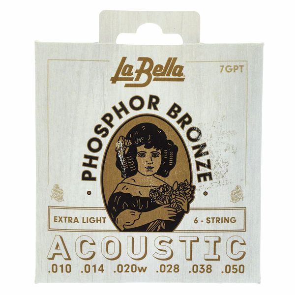 La Bella 7GPT Phosphor Bronze XL