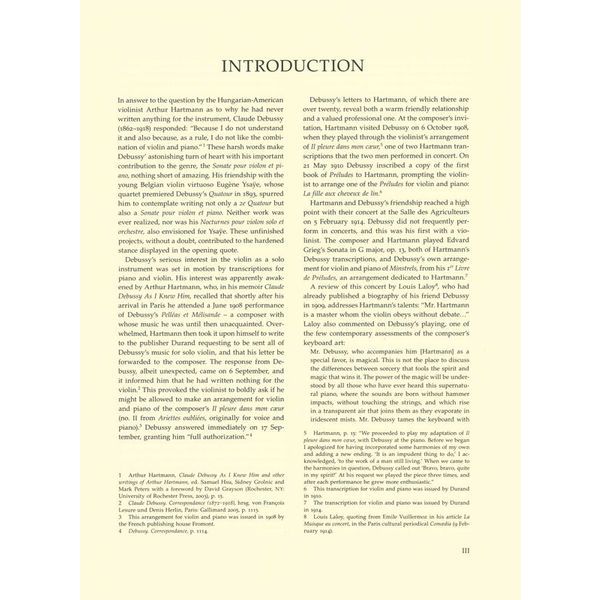 Brenreiter Debussy Werke Violin Klavier