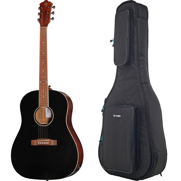 Harley Benton HBJ-45E SBK w/Bag