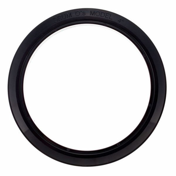 Bass Drum O's 4" Black round HBL4
