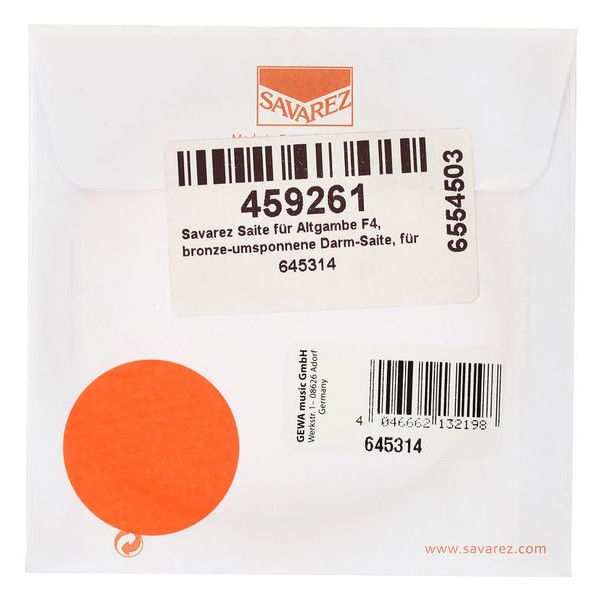 Savarez Alto Viola Da Gamba F4