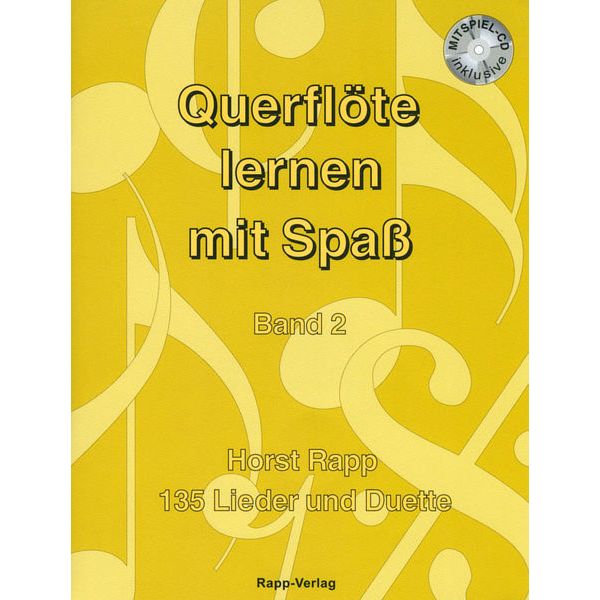 Horst Rapp Verlag Querfl&ouml;te Lernen mit Spa 2