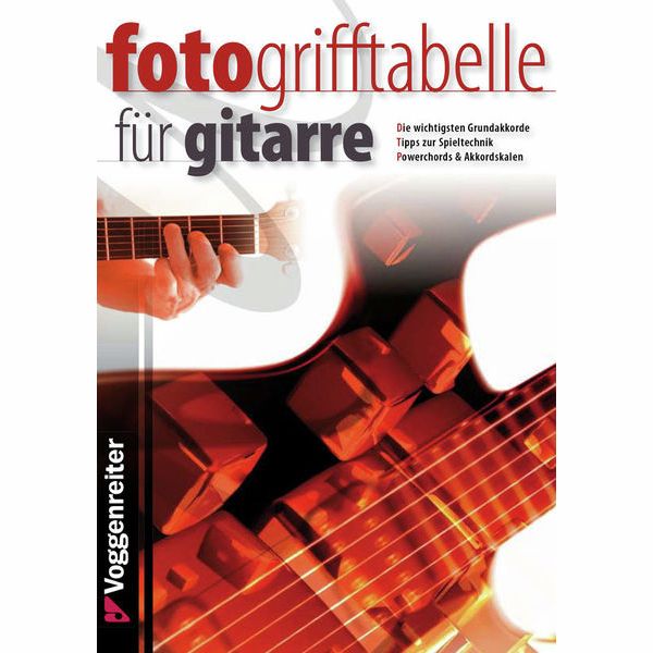 Voggenreiter Fotogrifftabelle Gitarre