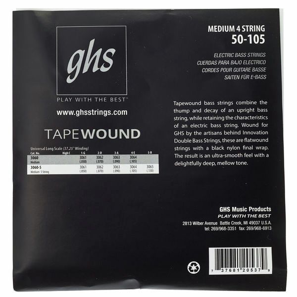 GHS 3060 M Black Nylon