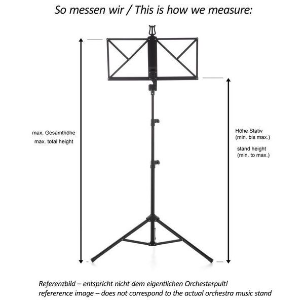 Thomann Music Stand Beechwood