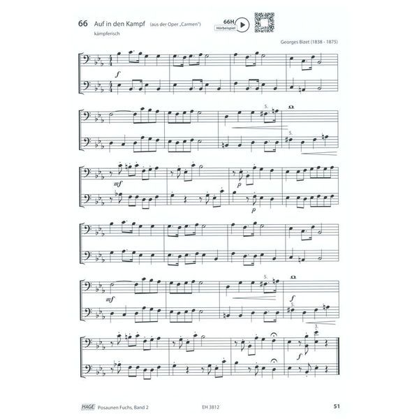 Hage Musikverlag Posaunen Fuchs 2