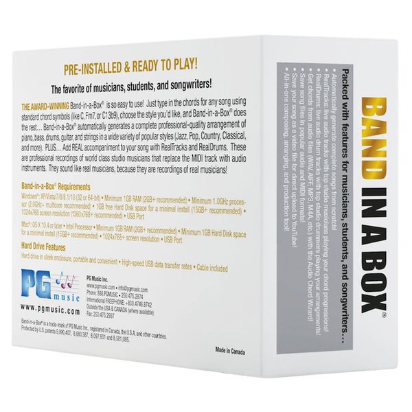 PG Music Band-In-A-Box UltraPAK PC