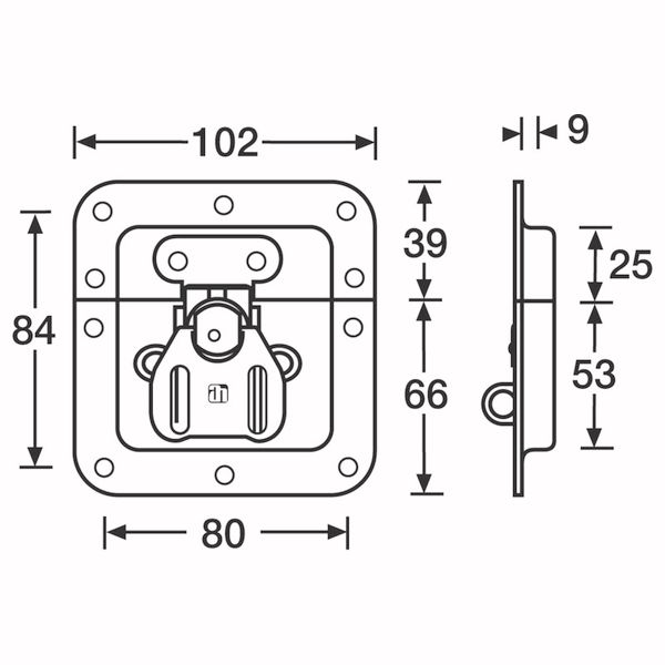 Adam Hall 17233 HD Butterfly