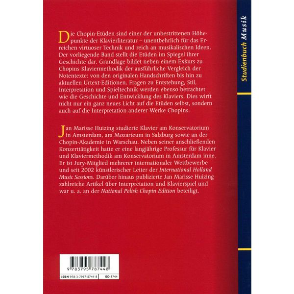 Schott Frédéric Chopin: Die Etüden