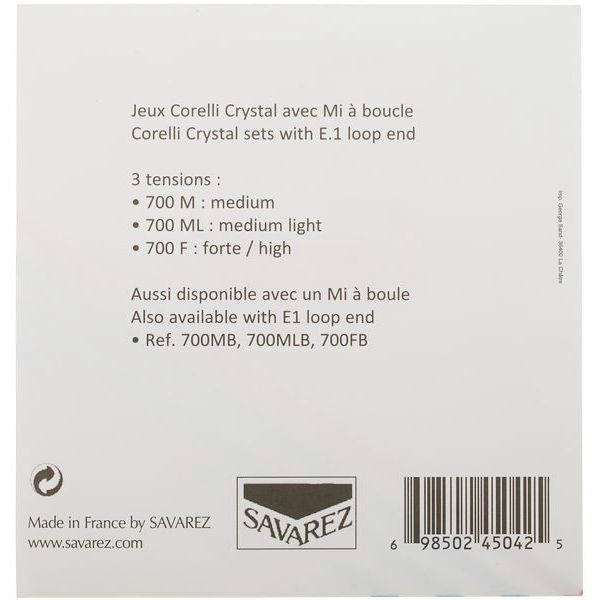 Corelli Crystal 700M Violin Strings