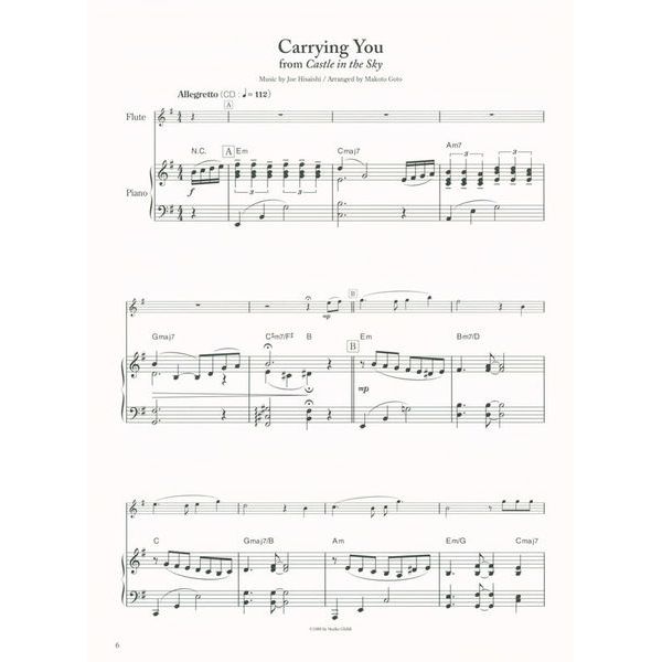 Zen-On Studio Ghibli for Flute