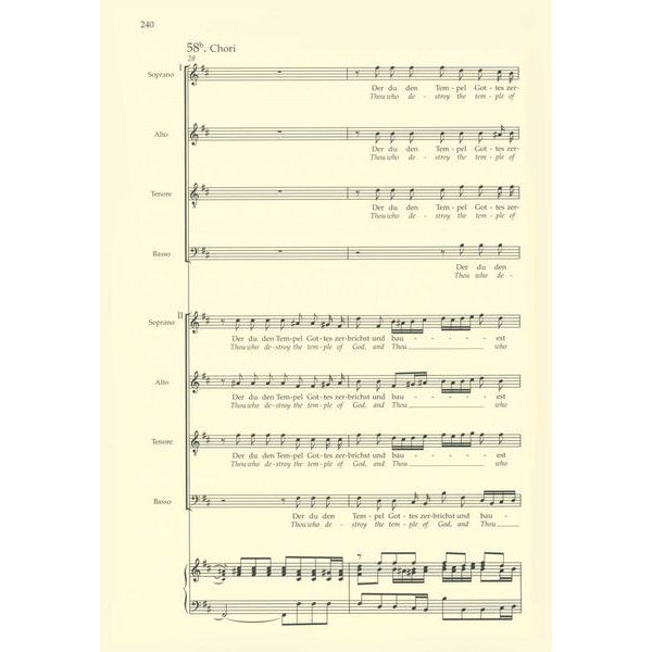 Brenreiter Bach Matthus-Passion