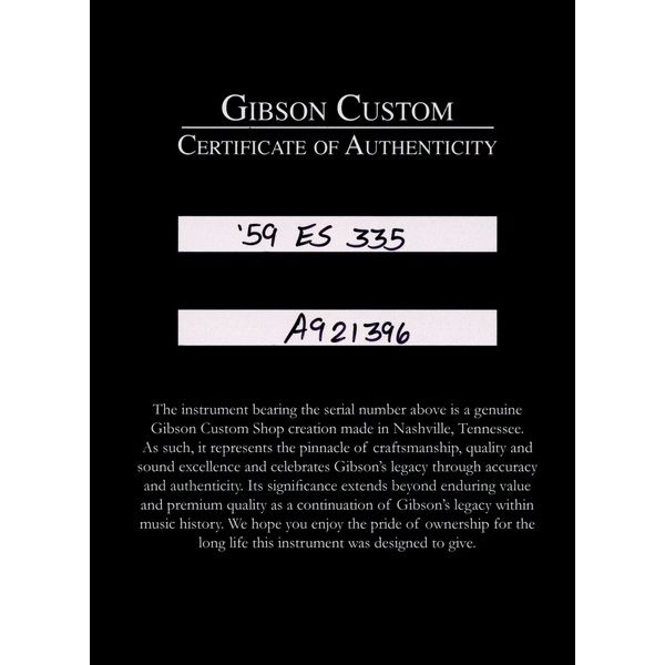 Gibson 1959 ES-335 Reissue VB VOS LH