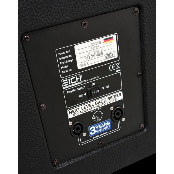 Eich Amplification 112XS-8BE Cabinet
