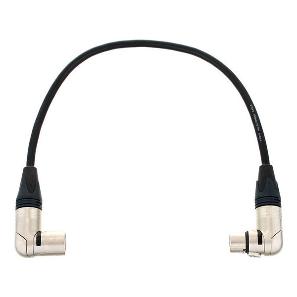 pro snake XLR Patch Angled/Angled 0.5m