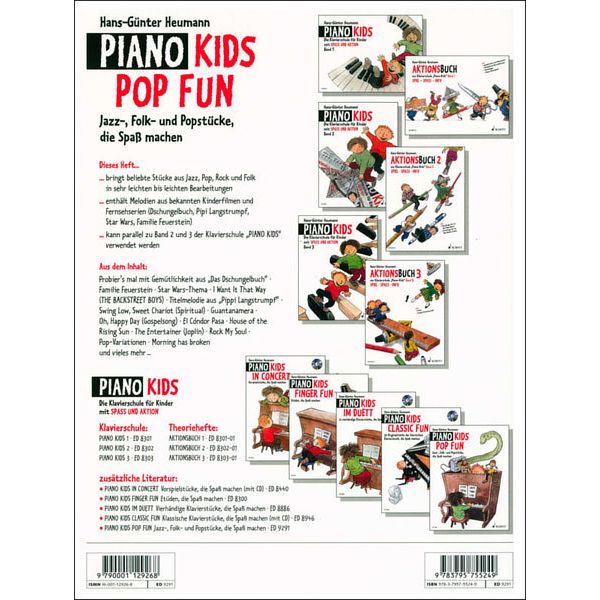 Schott Piano Kids Pop Fun