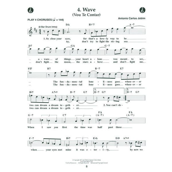 Jamey Aebersold Bossa Novas