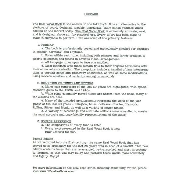 Hal Leonard Real Vocal Book 1 High Voice