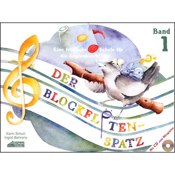 Schuh Verlag Der Blockflötenspatz 1 + CD