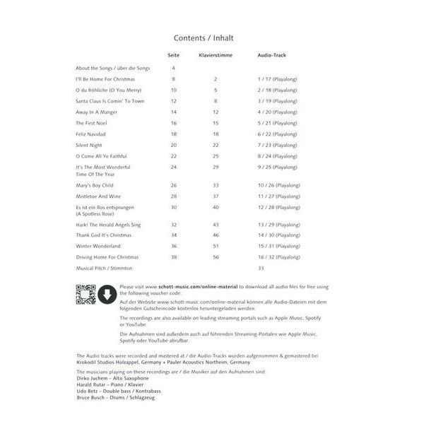 Schott Christmas Classics A-Sax