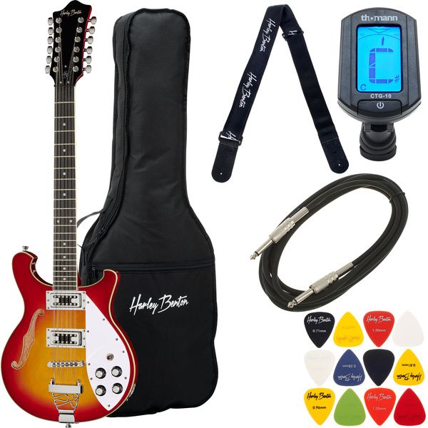 Harley Benton RB-612CS Classic Series Bundle