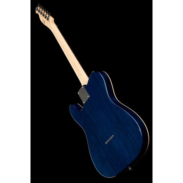 Harley Benton TE-90QM HH Trans Blue Bundle