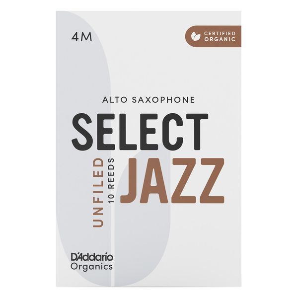 DAddario Woodwinds Organic Sel. Jazz Unf. ALT 4M