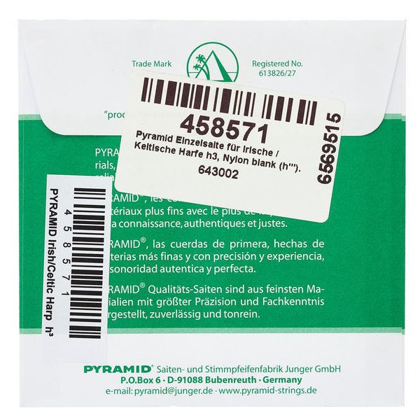Pyramid Irish / Celtic Harp String h3