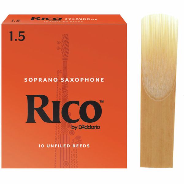 DAddario Woodwinds Rico Soprano Saxophone 1.5