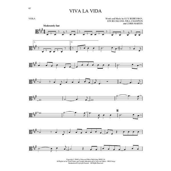 Hal Leonard First 50 Songs Viola