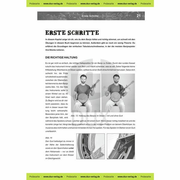 Edition Dux Banjo spielen!