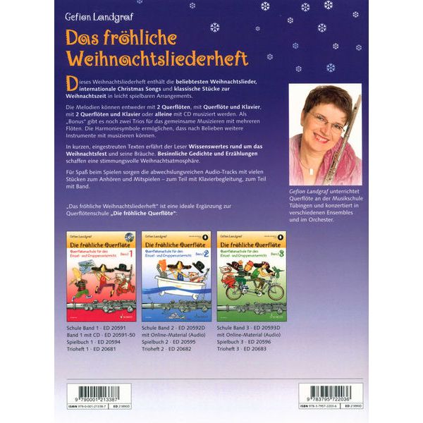 Schott Fröhliche Weihnachtslieder Fl