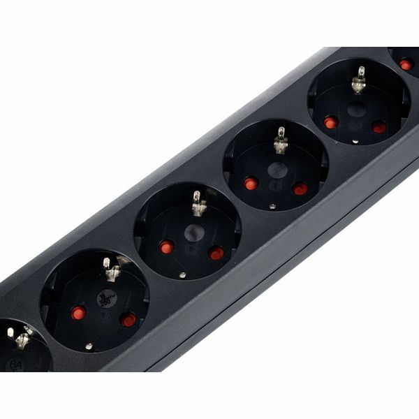 Brennenstuhl Eco-L 8 Way Split Sw 3m BK