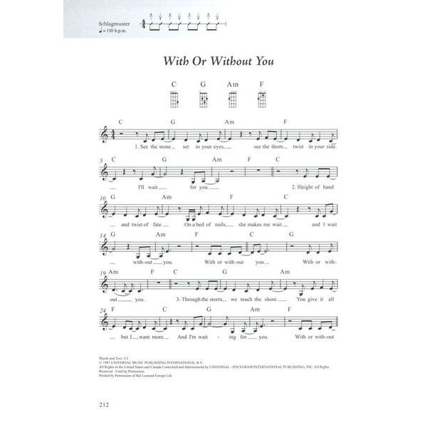 Schott Rock & Pop Fetenbuch Ukulele 2