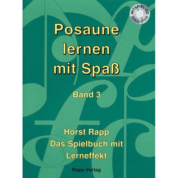 Horst Rapp Verlag Posaune lernen mit Spa 3
