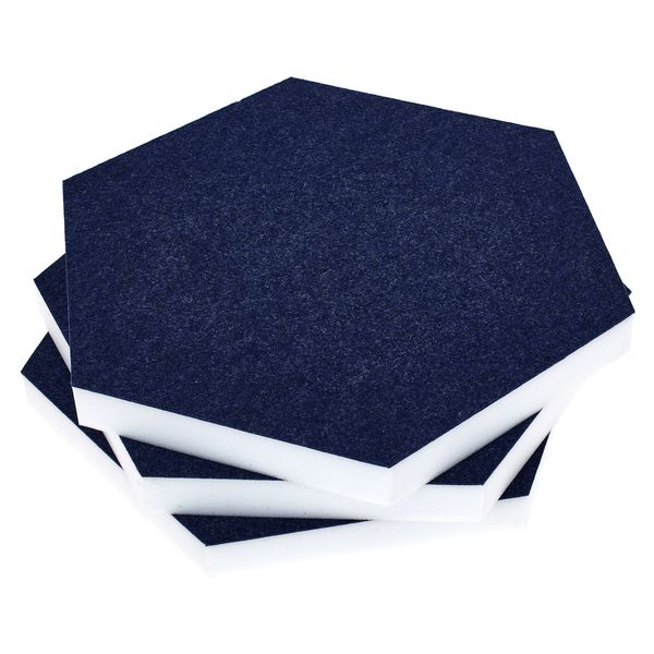 t.akustik Hexagon Melamine Dark Blue 25