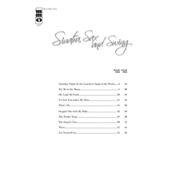 Music Minus One Sinatra Sax and Swing